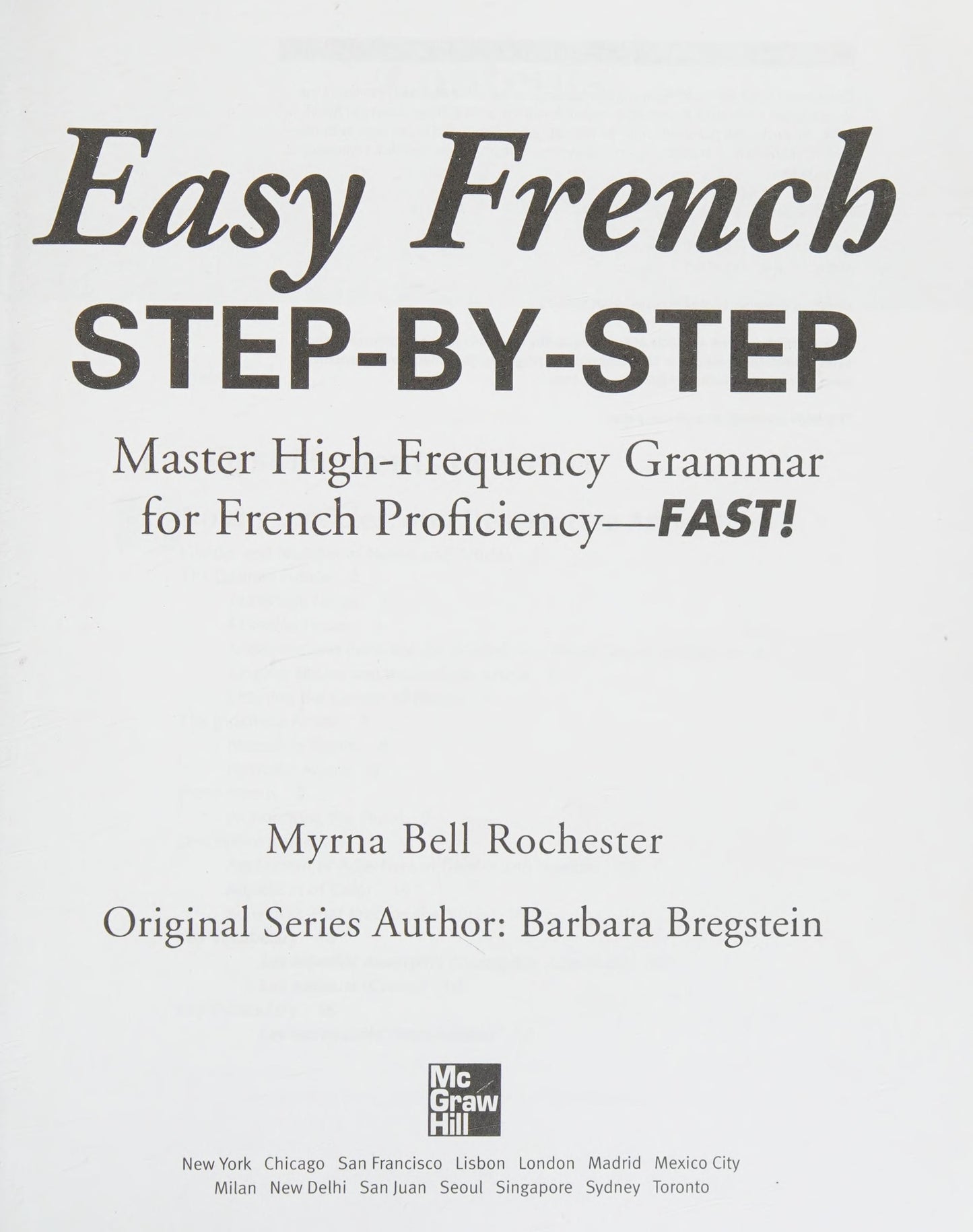 Easy French Step-by-step