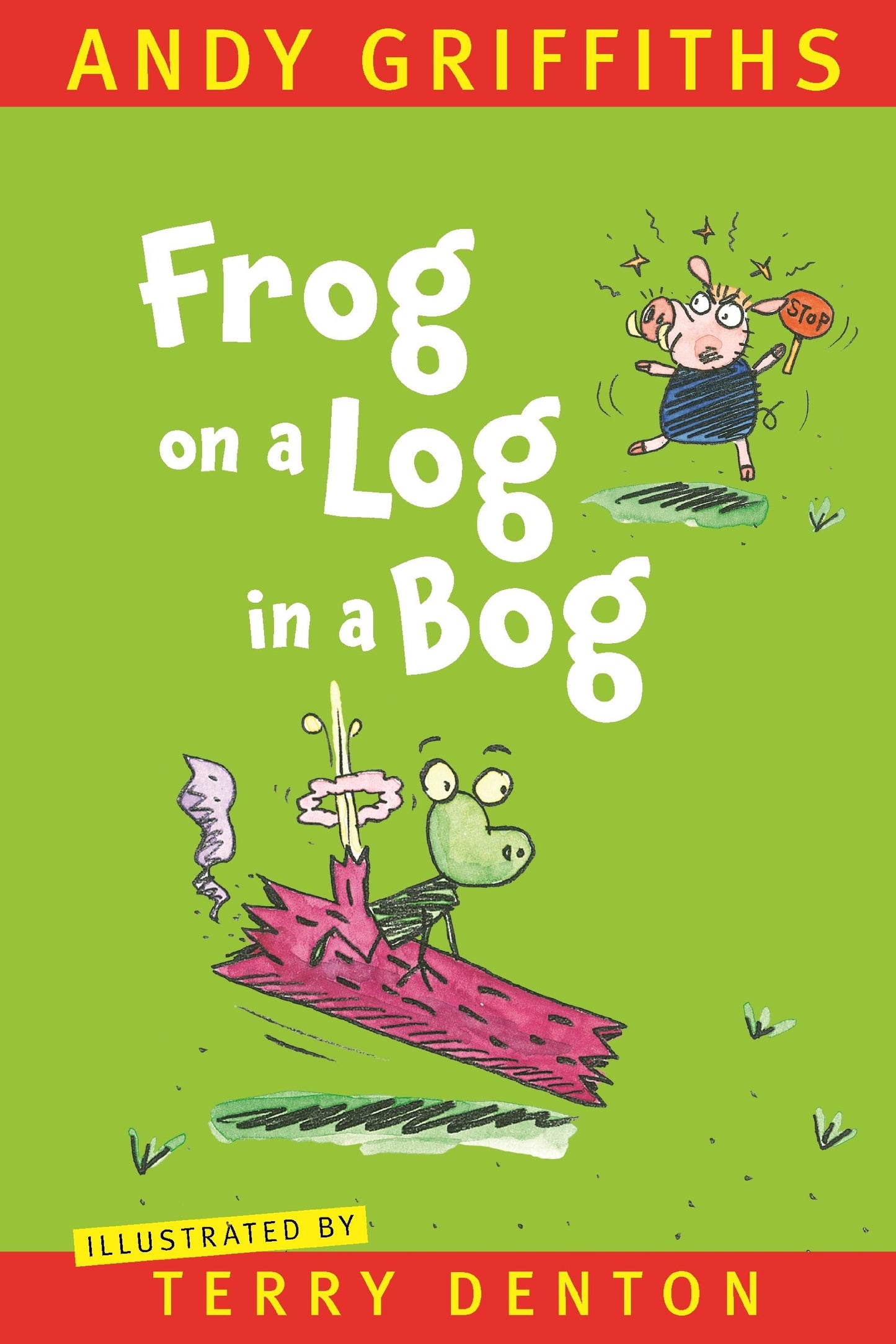 Frog On A Log In A Bog