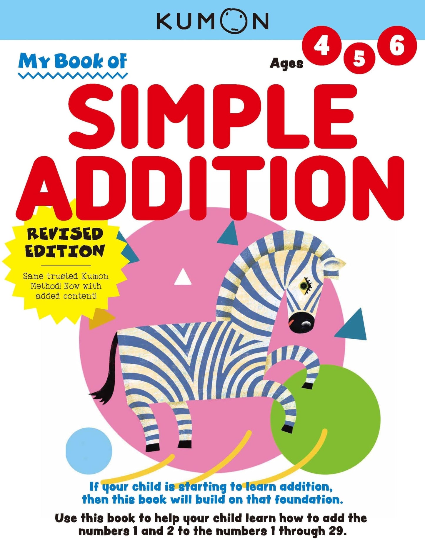 Kumon My Book Of Simple Addition