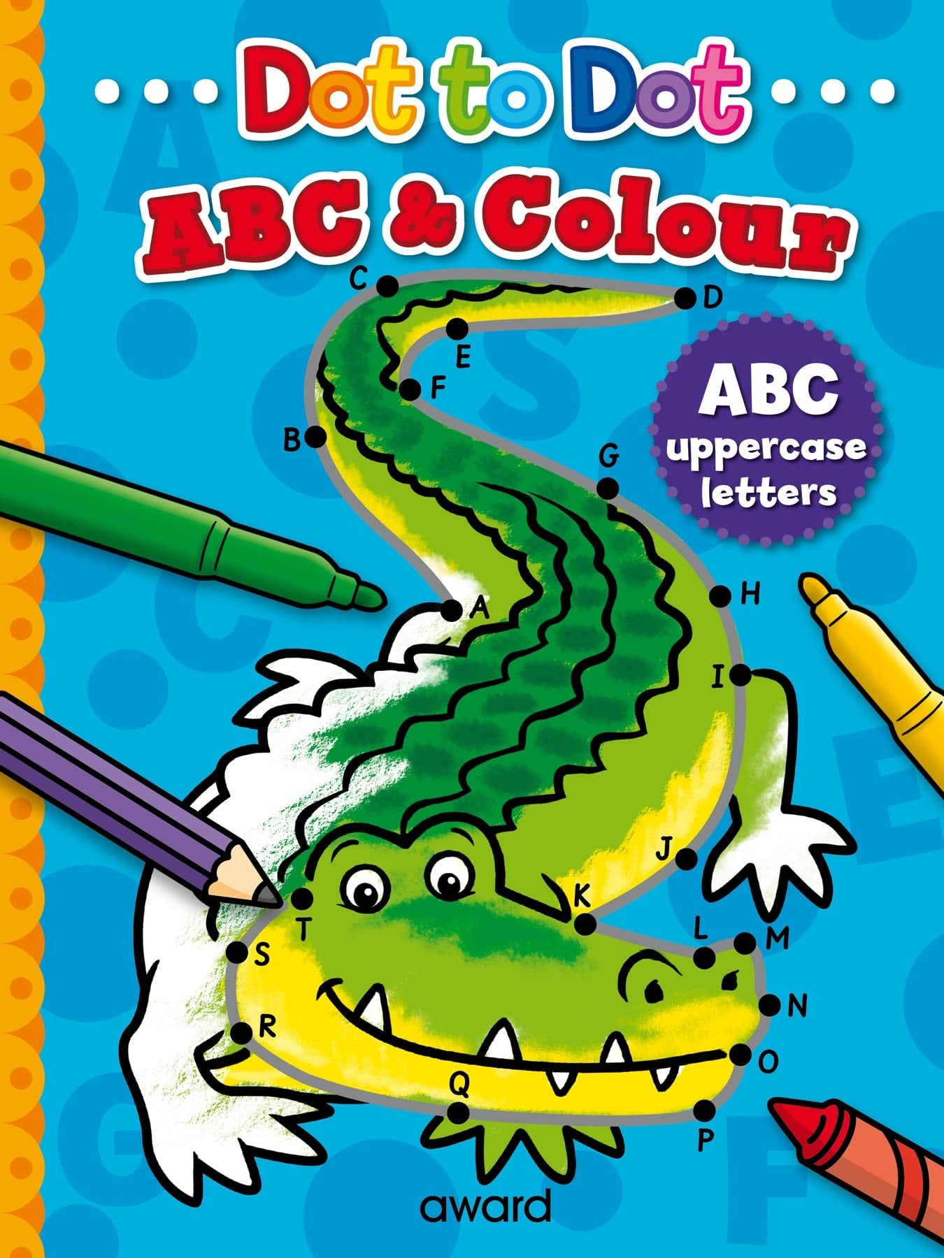 Dot To Dot Abc And Colour Uppercase