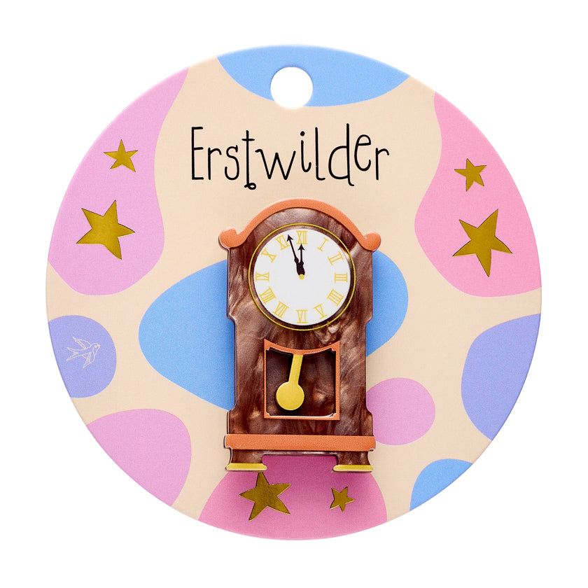 Erstwilder - Simplified Mini Brooch Clock