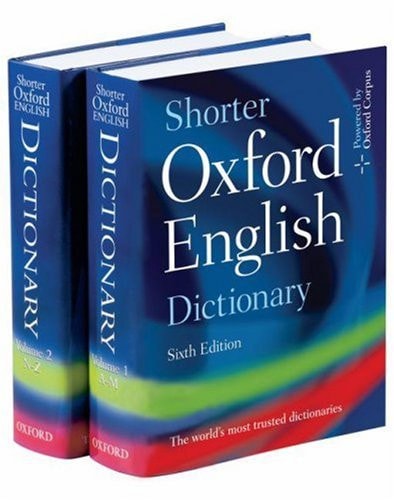 Oxford Shorter English Dictionary 6