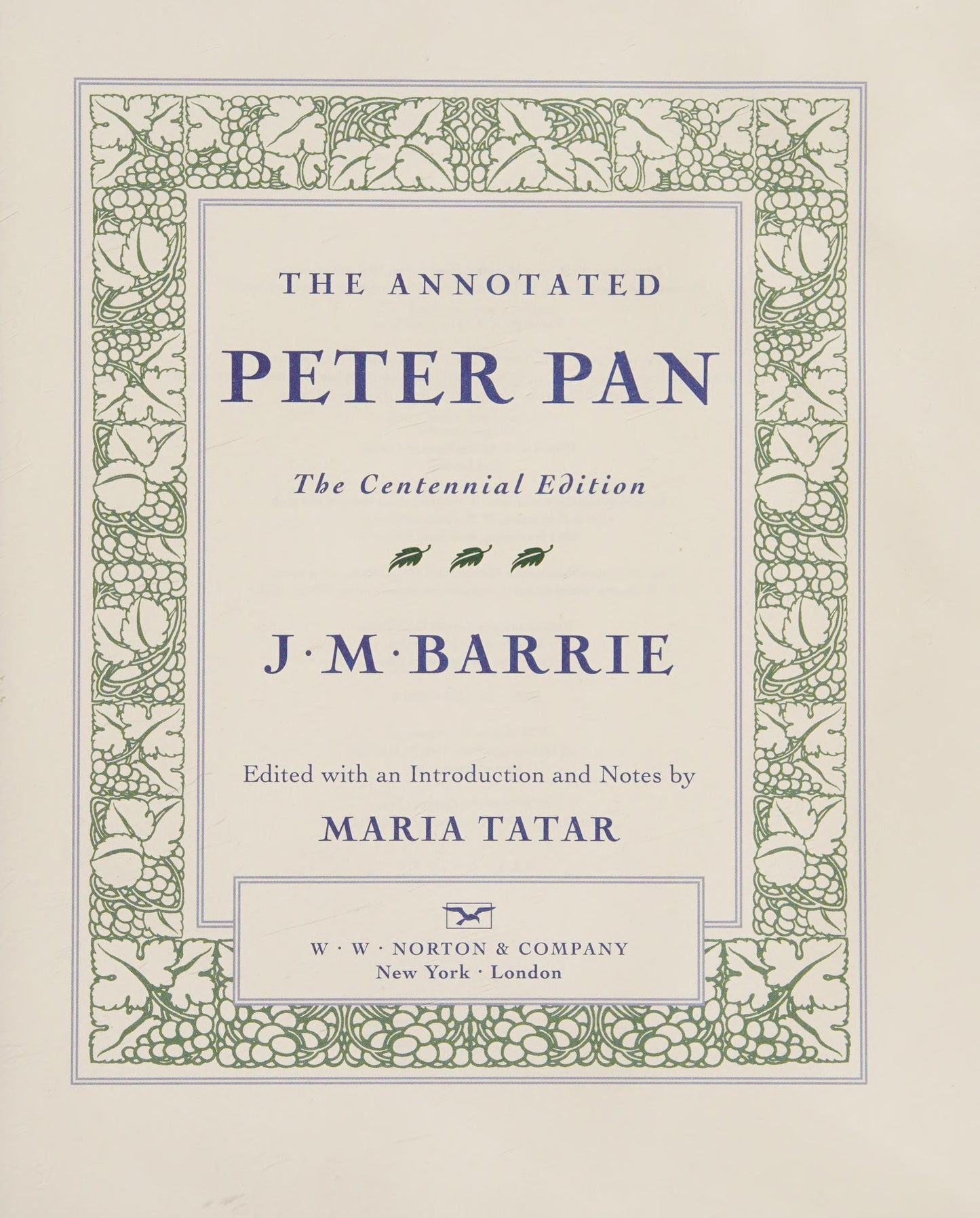 Annotated #10 Peter Pan