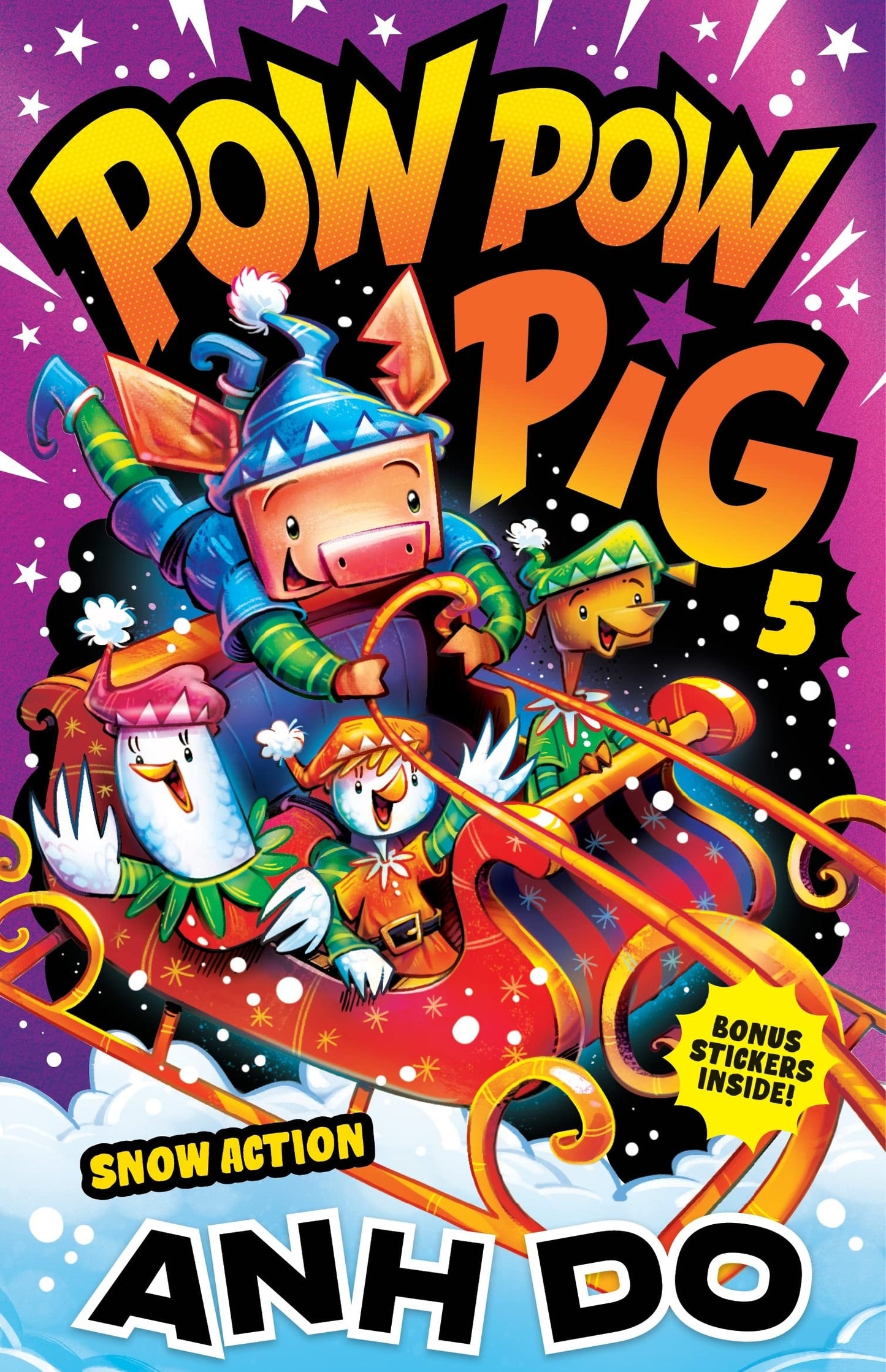 Pow Pow Pig #5 Snow Action