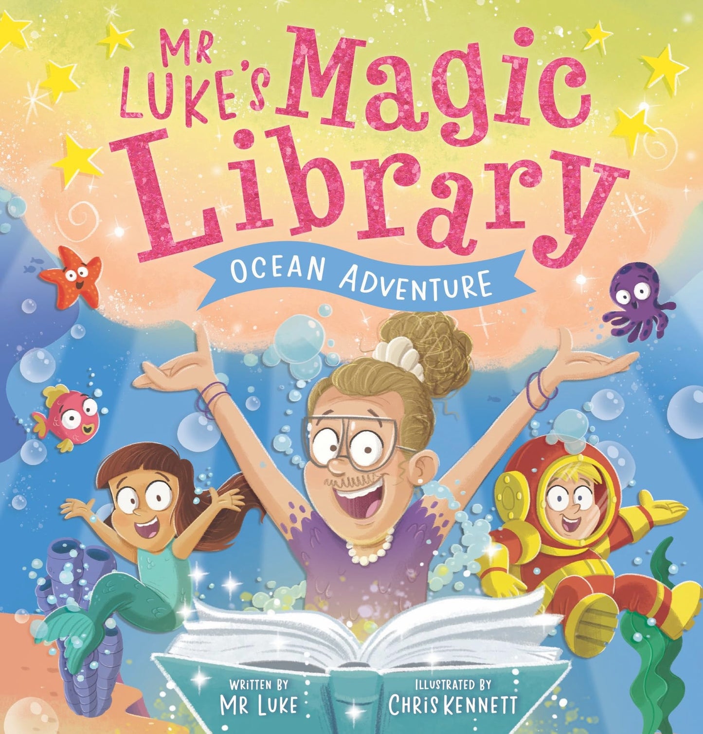 Mr Luke's Magic Library #1 Ocean Ad