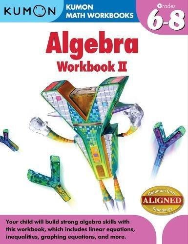 Kumon 6-8 Algebra Workbook 2