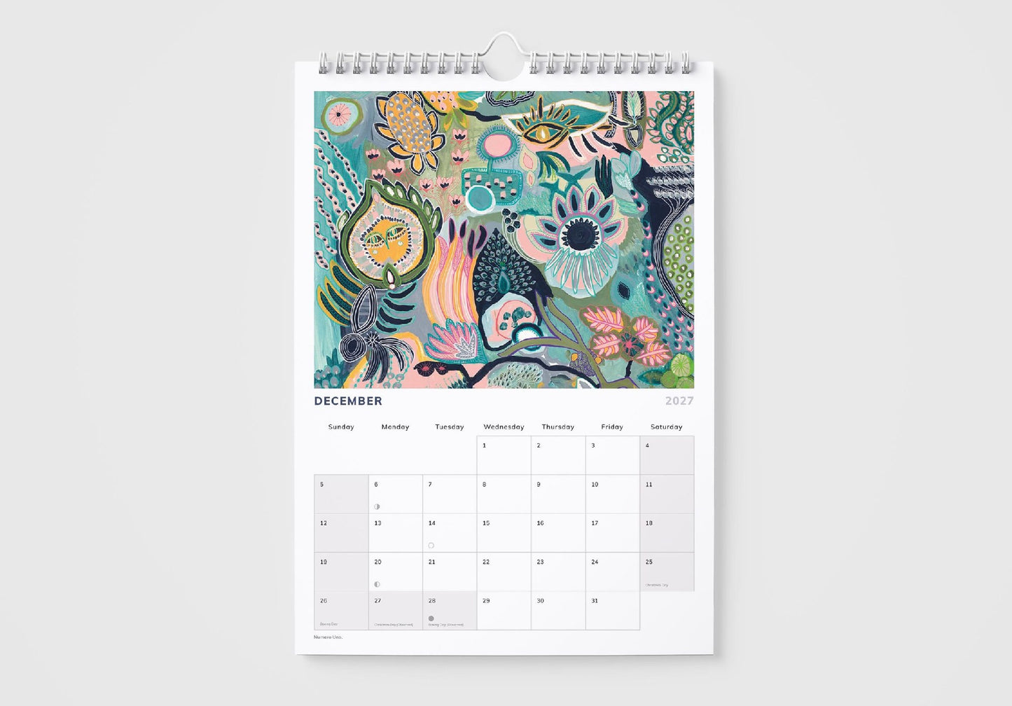 2027 Calendar Anna Lohe