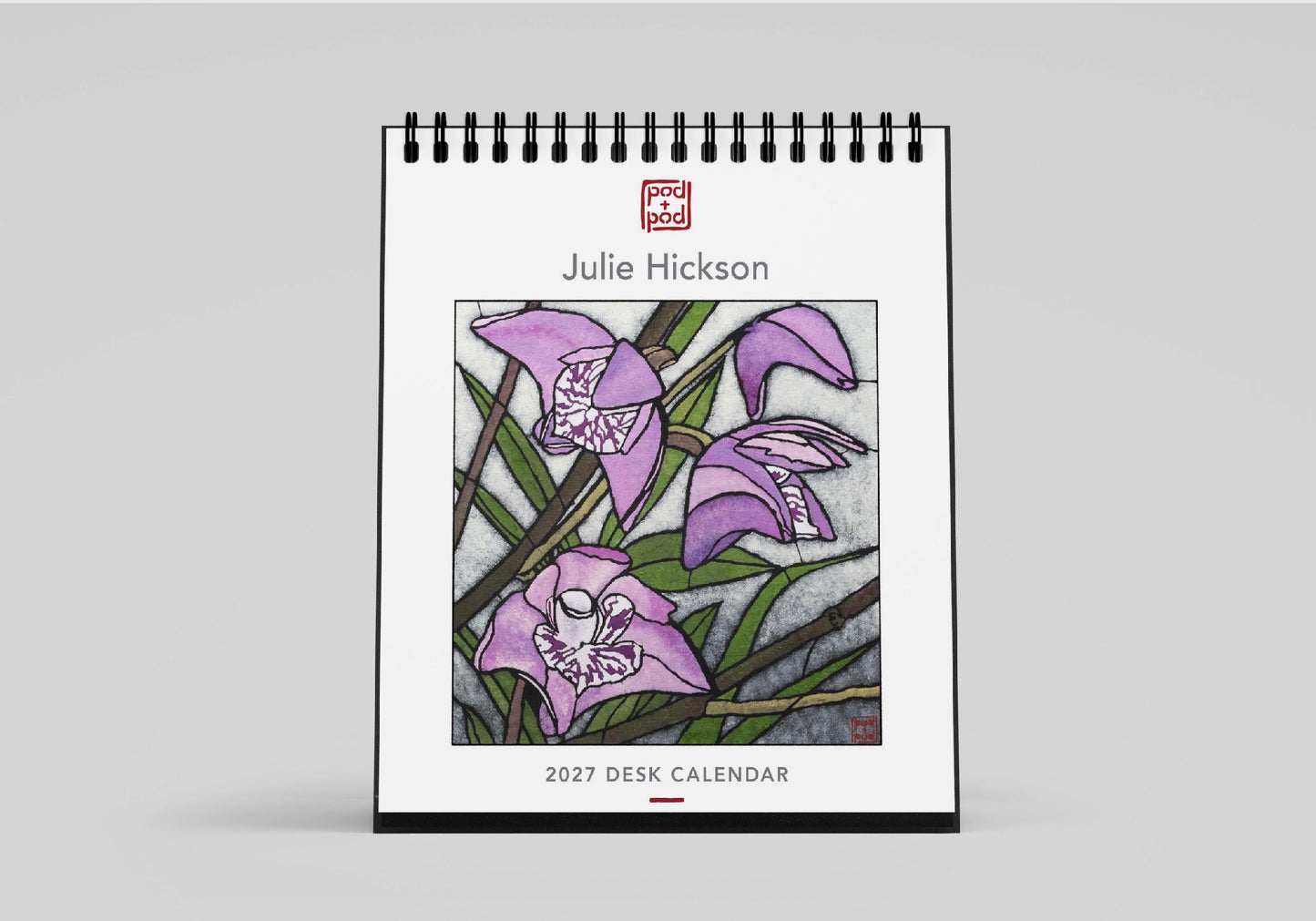 2027 Calendar Desk Julie Hickson