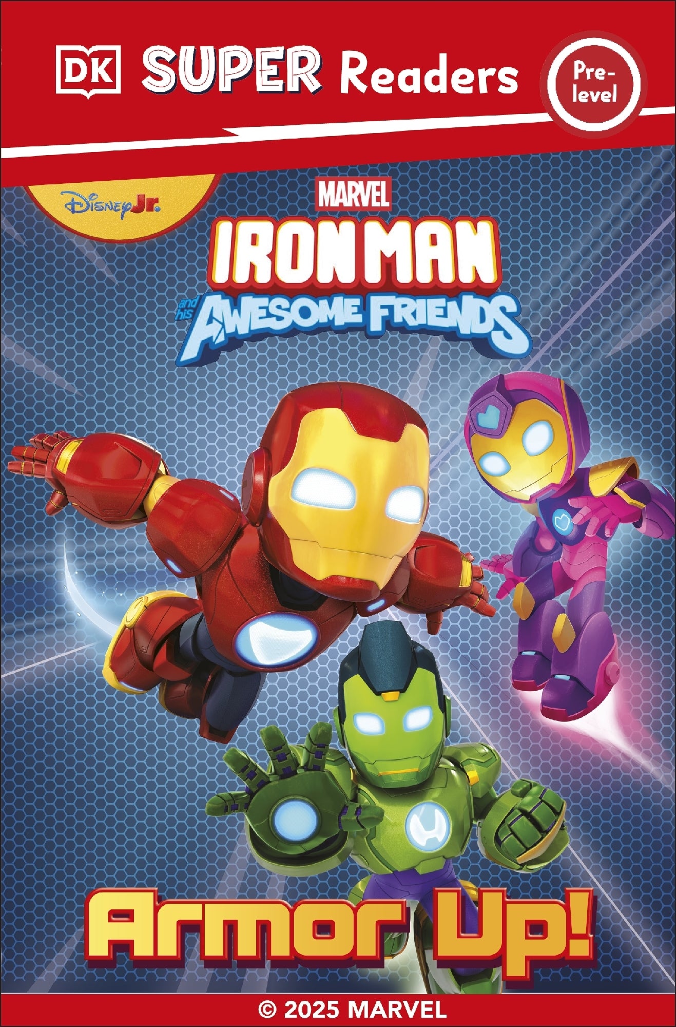 Dk Super Reader Pre-level Marvel Iron Man And His Awesome Friends Armour Up!