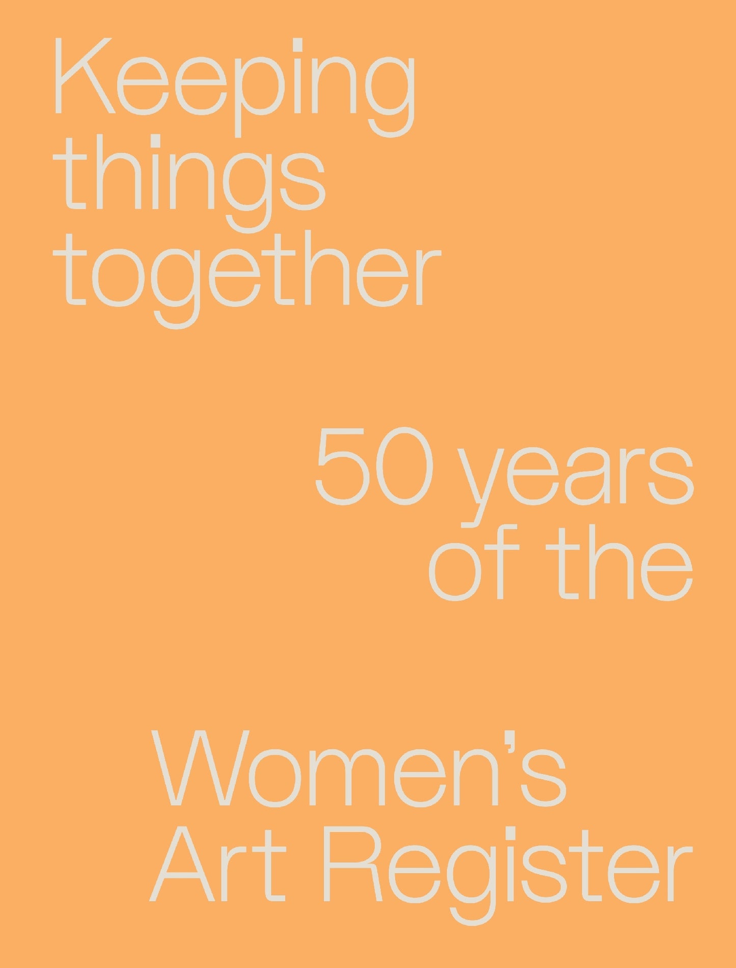 Keeping Things Together 50 Years