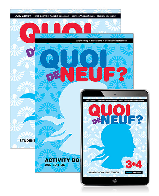 Quoi De Neuf ? 3+4 Student Book, Ebook And Activity Book