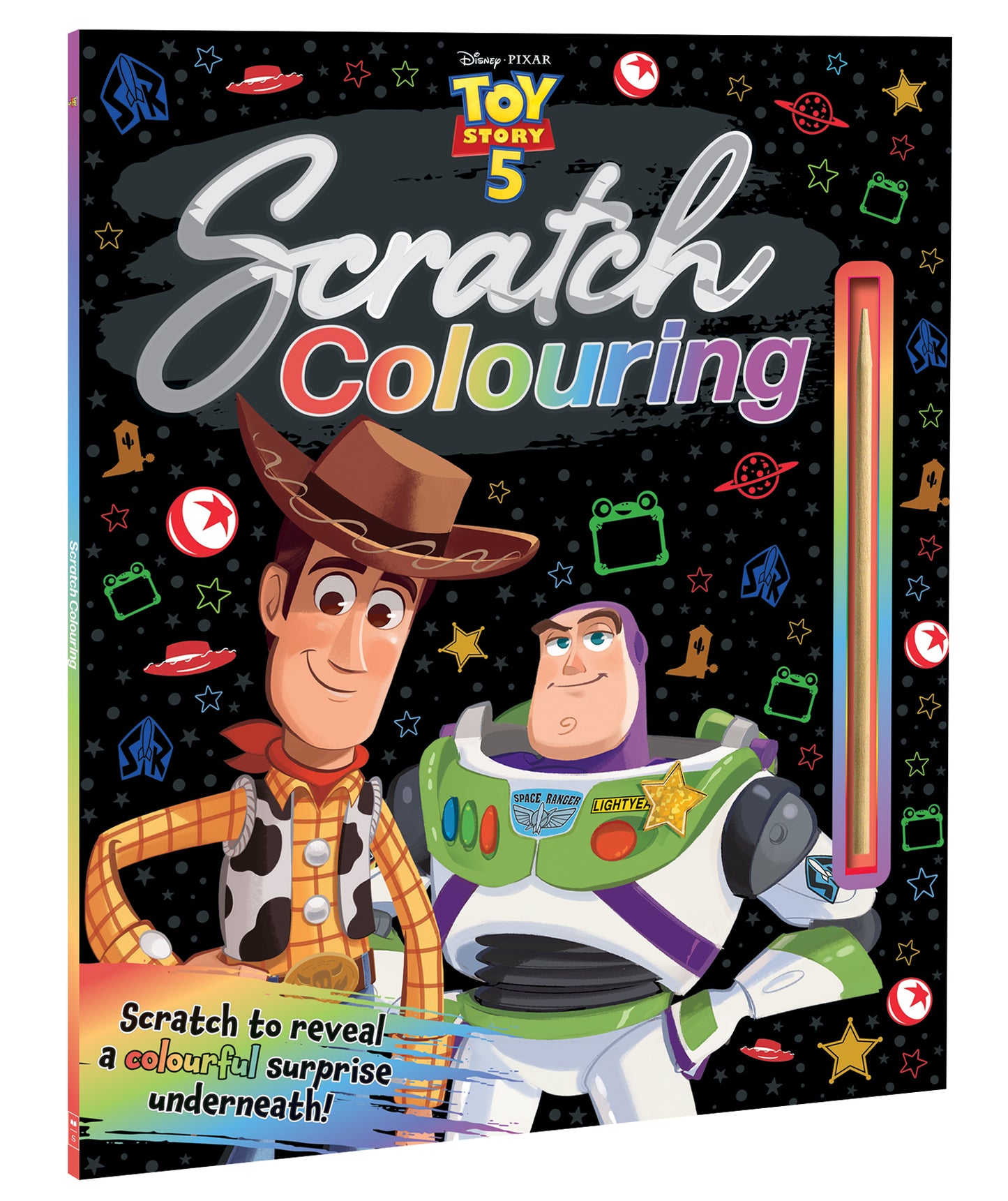Toy Story 5: Scratch Colouring Disney Pixar