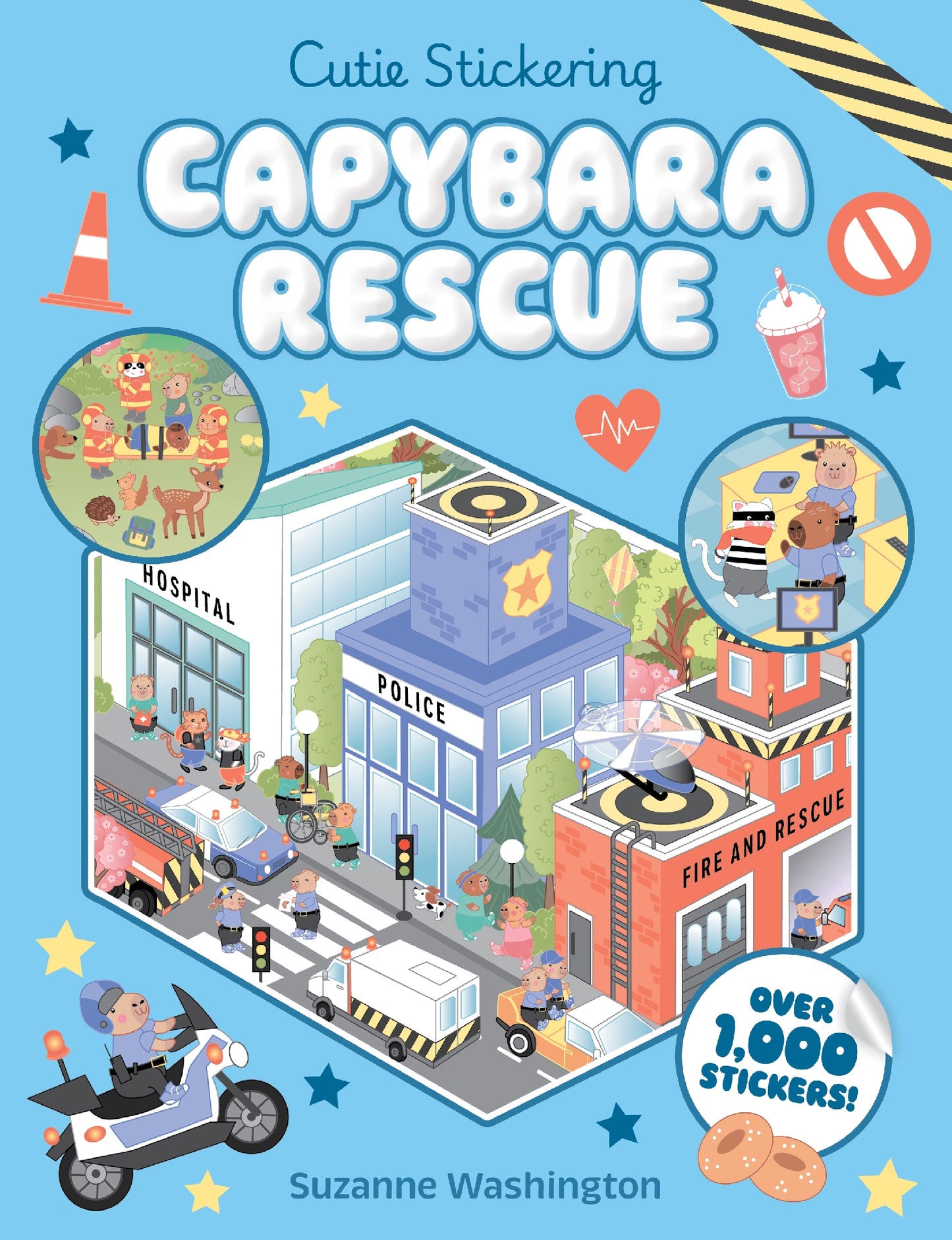 Cutie Stickering #2 Capybara Rescue