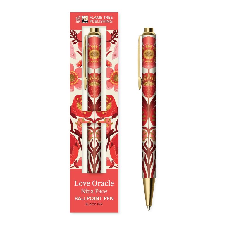 Boxed Decorative Ballpoint Pen Nina Pace Love Oracle