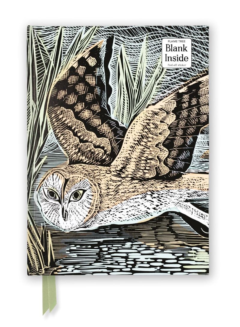 Foiled Blank Journal: Angela Harding, Marsh Owl