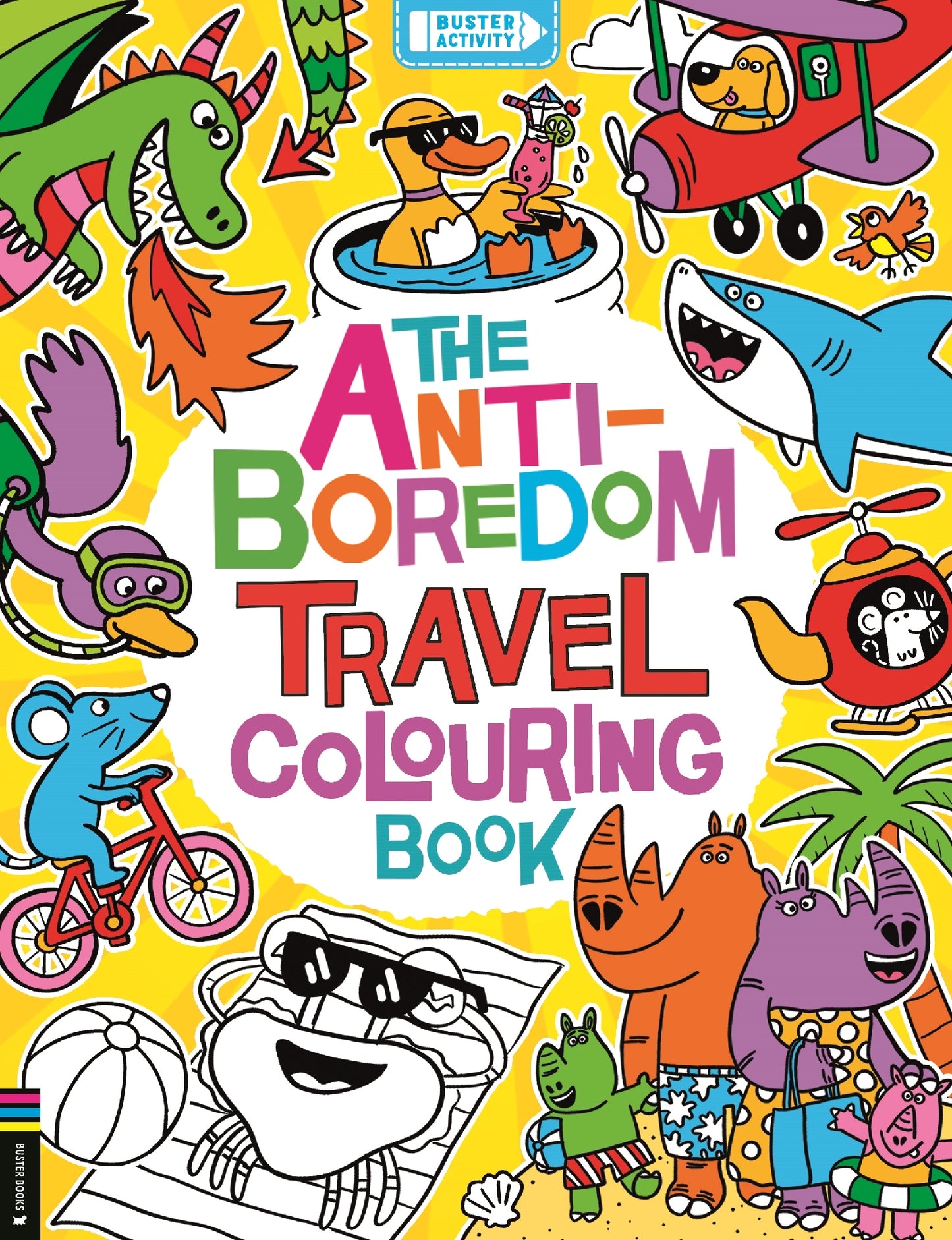 Anti-boredom Travel Colouring Book