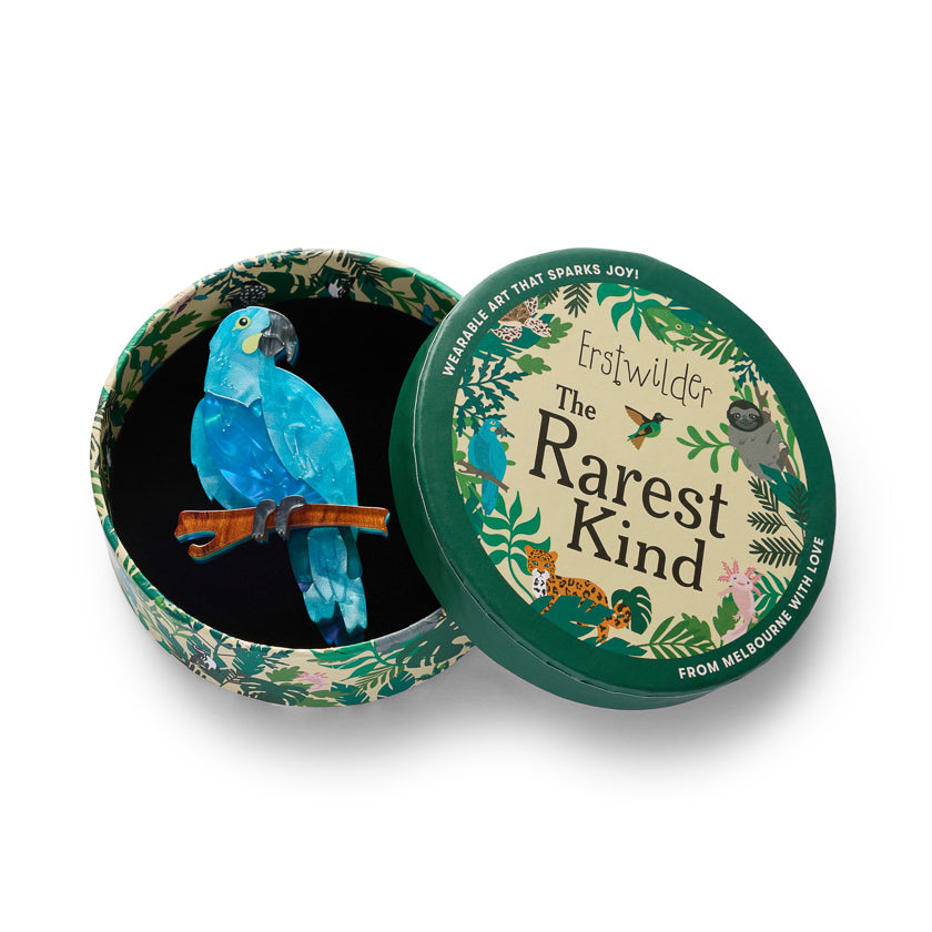 Erstwilder - Brooch Glaucous Macaw