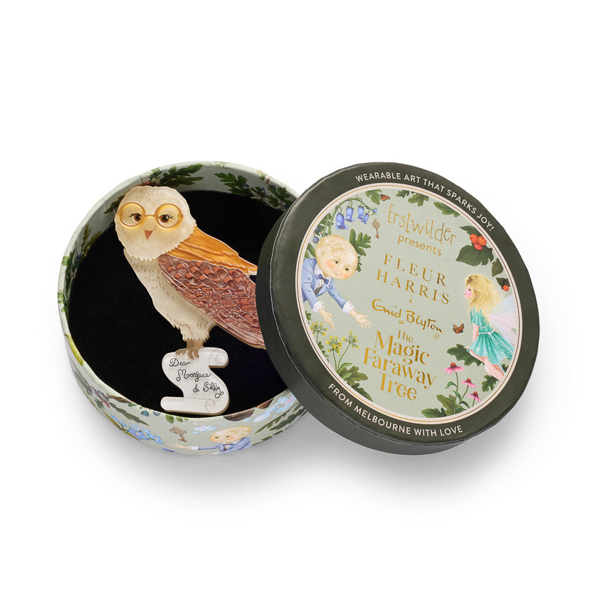 Erstwilder - Brooch Barny Owl
