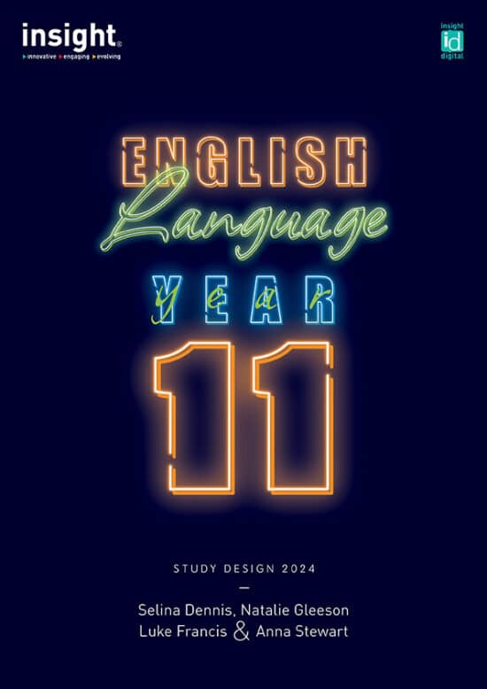 English Language Year 11 (2024 Study Design)