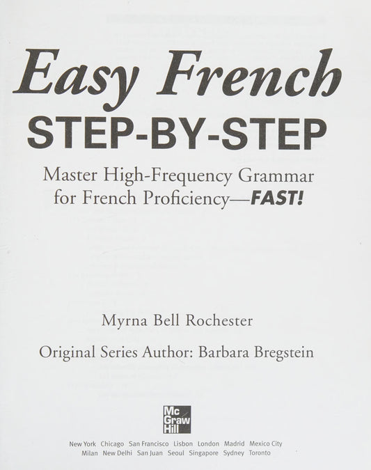 Easy French Step-by-step