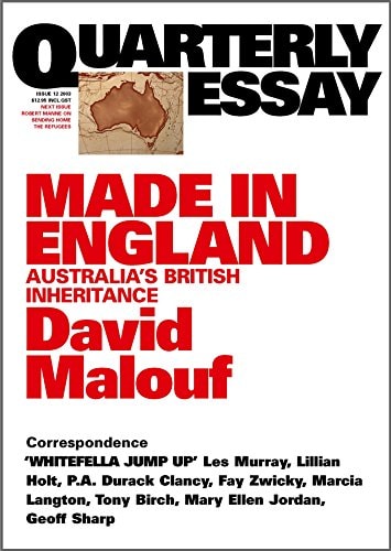 Quarterly Essay #12 Made In England