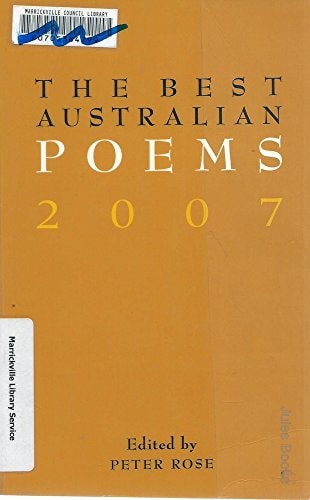Best Australian Poems 2007