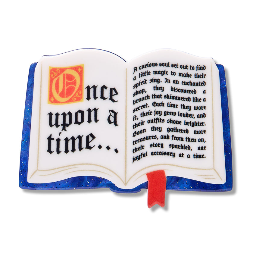 Erstwilder - Simplified Mini Brooch Open Book