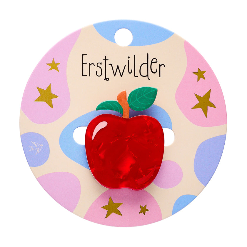 Erstwilder - Simplified Mini Brooch Apple
