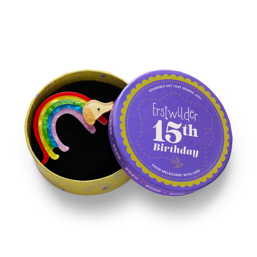 Erstwilder - Brooch Rainbow Ruff