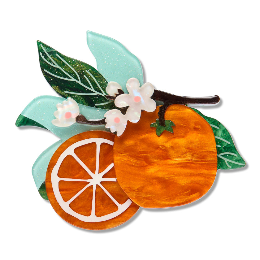 Erstwilder - Brooch Orange Crush