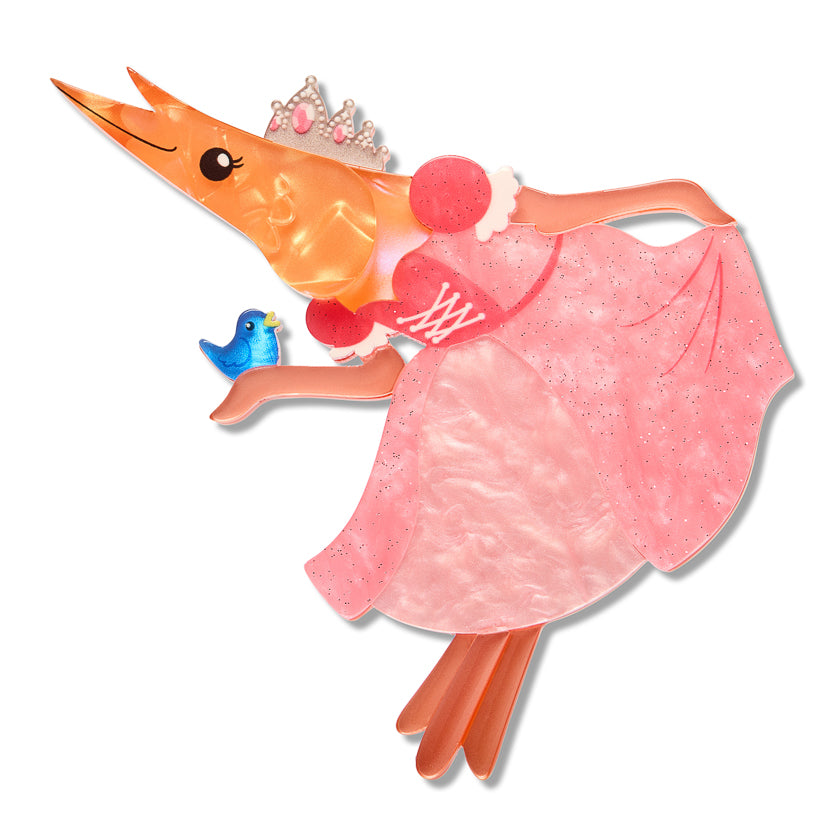 Erstwilder -  Brooch Pascal The Princess Prawn
