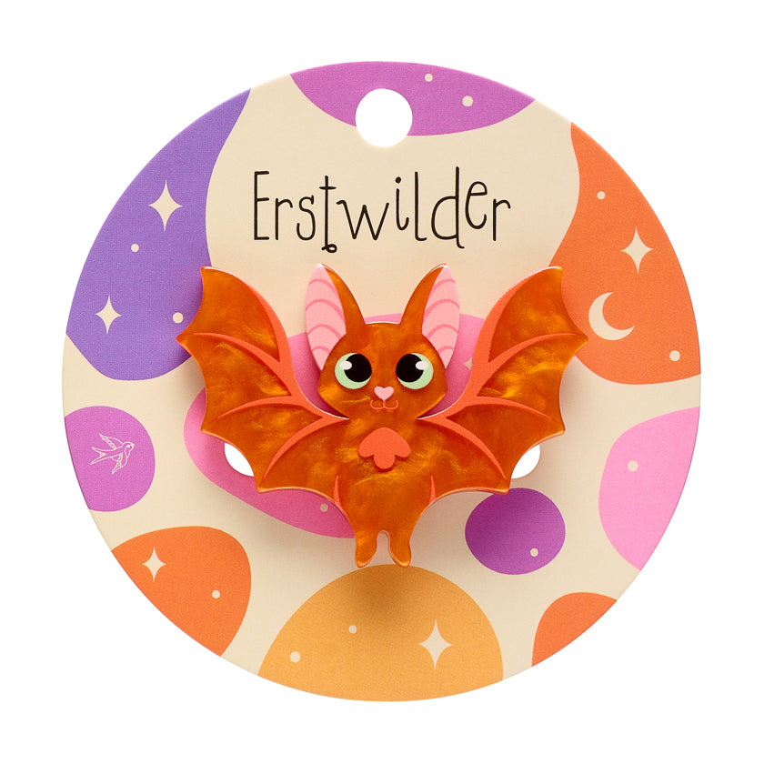 Erstwilder - Simplified Mini Brooch Winging It Bat