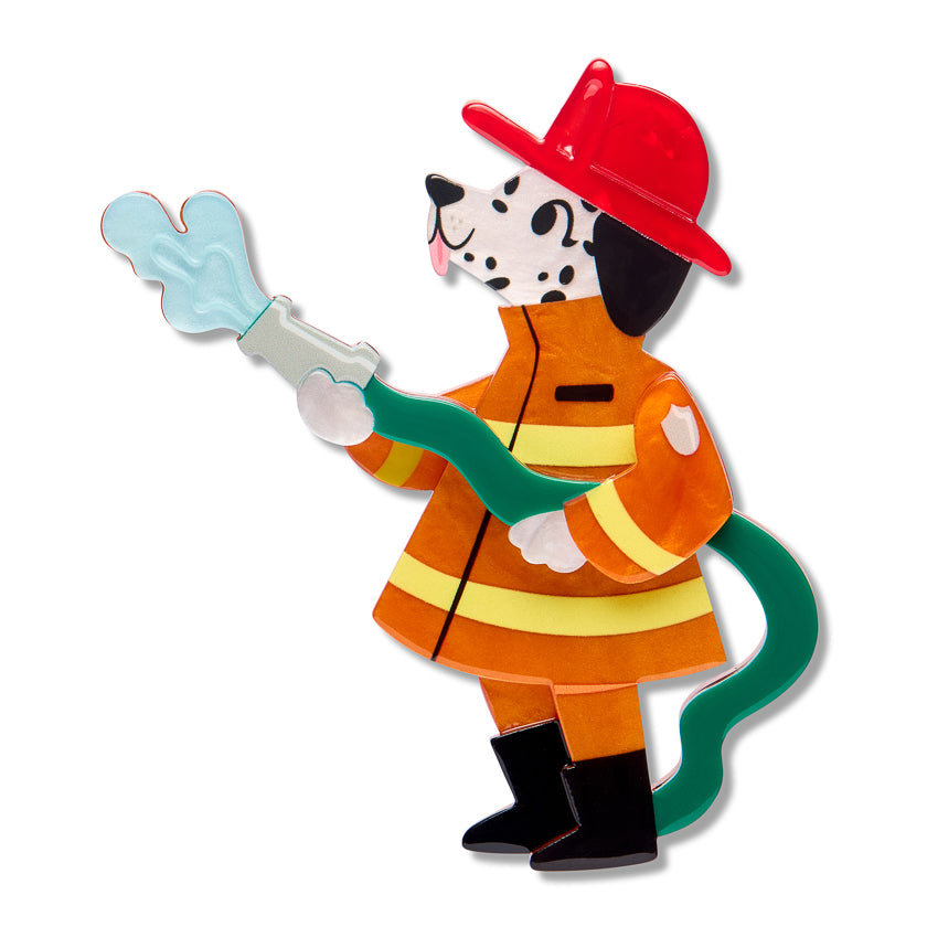 Erstwilder - Brooch Fire Chief Spot