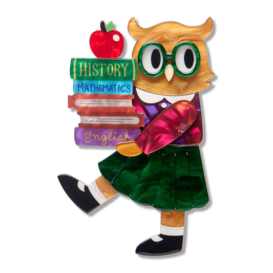 Erstwilder - Brooch Professor Hootsworth