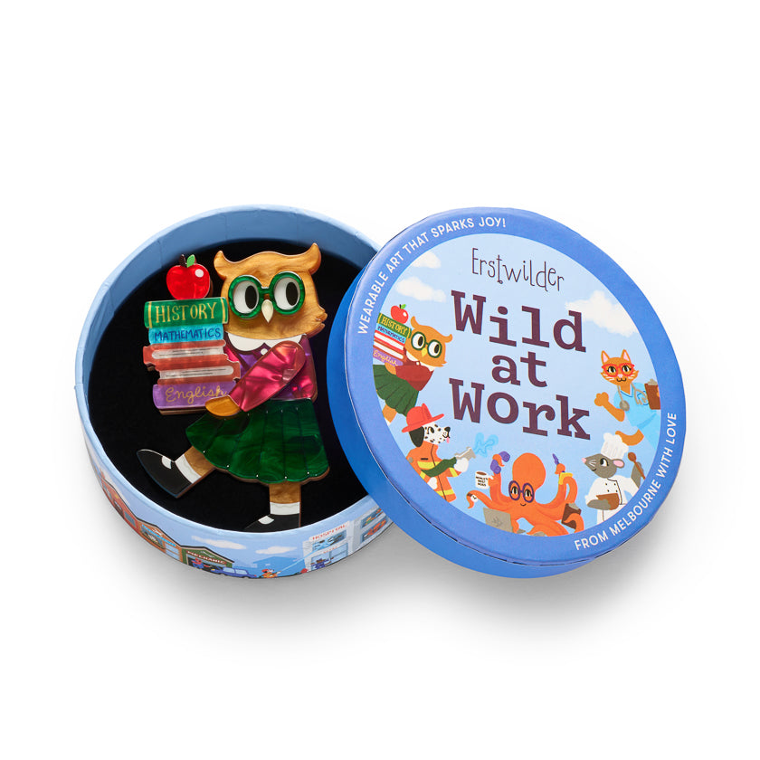 Erstwilder - Brooch Professor Hootsworth