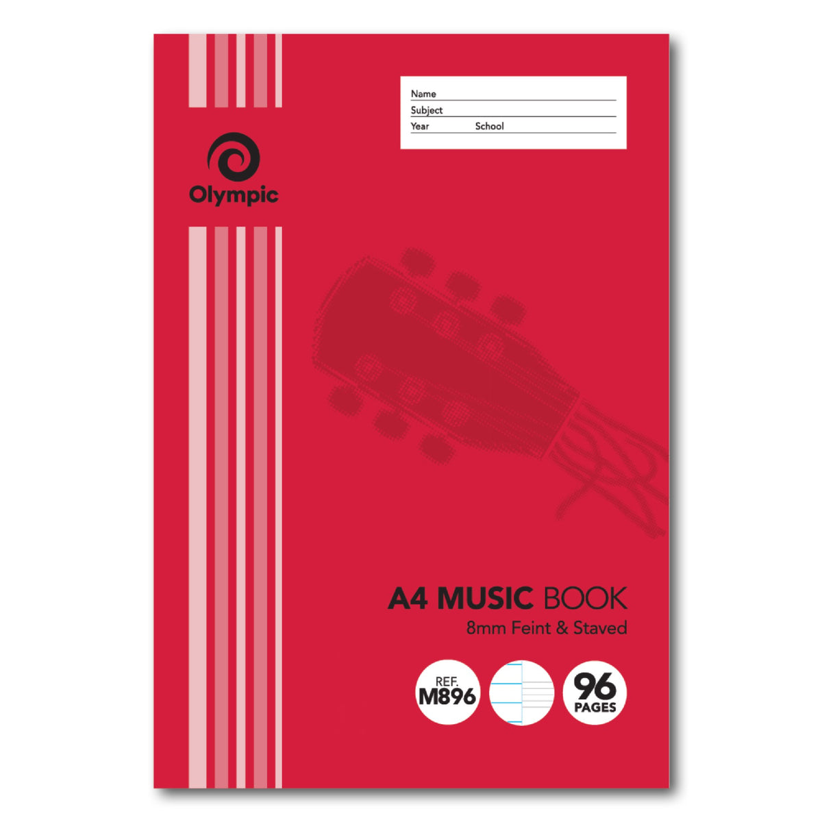 A4 Exercise Book Ruled 96 Page (2 Copies)