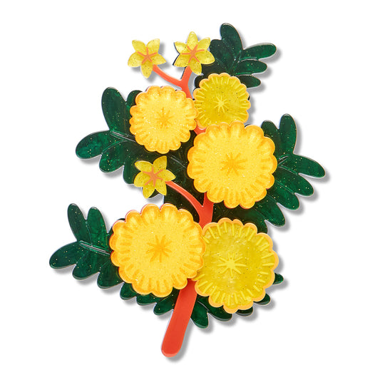 Erstwilder - Brooch Sunshine Wattle