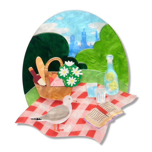 Erstwilder - Brooch A Royal Garden Picnic