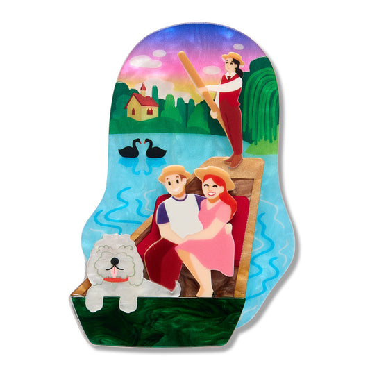 Erstwilder - Brooch Love On Lake Punting
