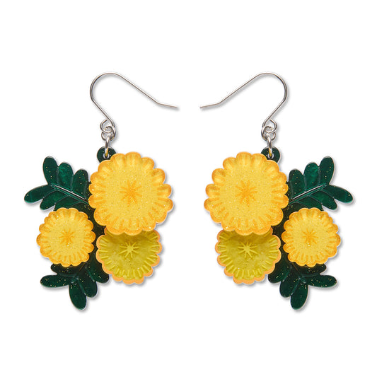 Erstwilder - Drop Earrings Sunshine Wattle