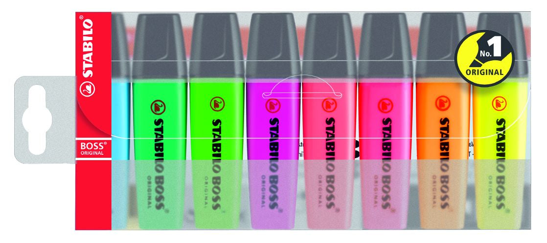 Stabilo Boss Original Highlighter Set  8-color Classic