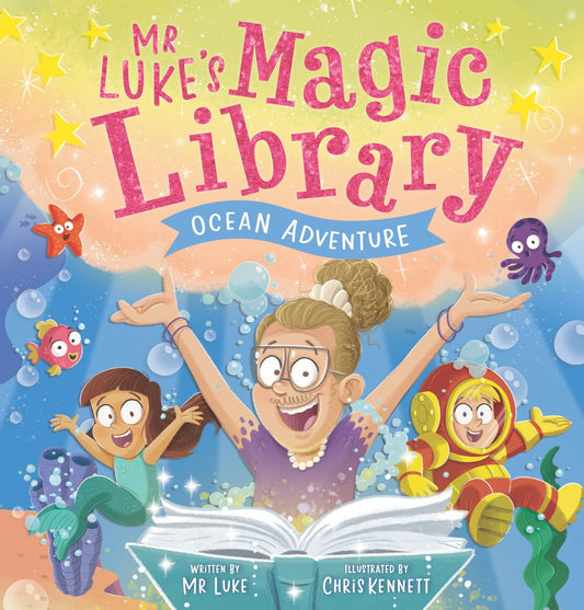 Mr Luke's Magic Library #1 Ocean Ad