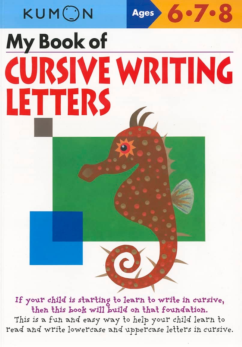 Kumon 678 Cursive Writing Letters
