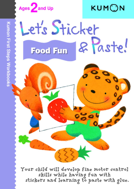 Kumon Fs Let's Sticker Paste Food