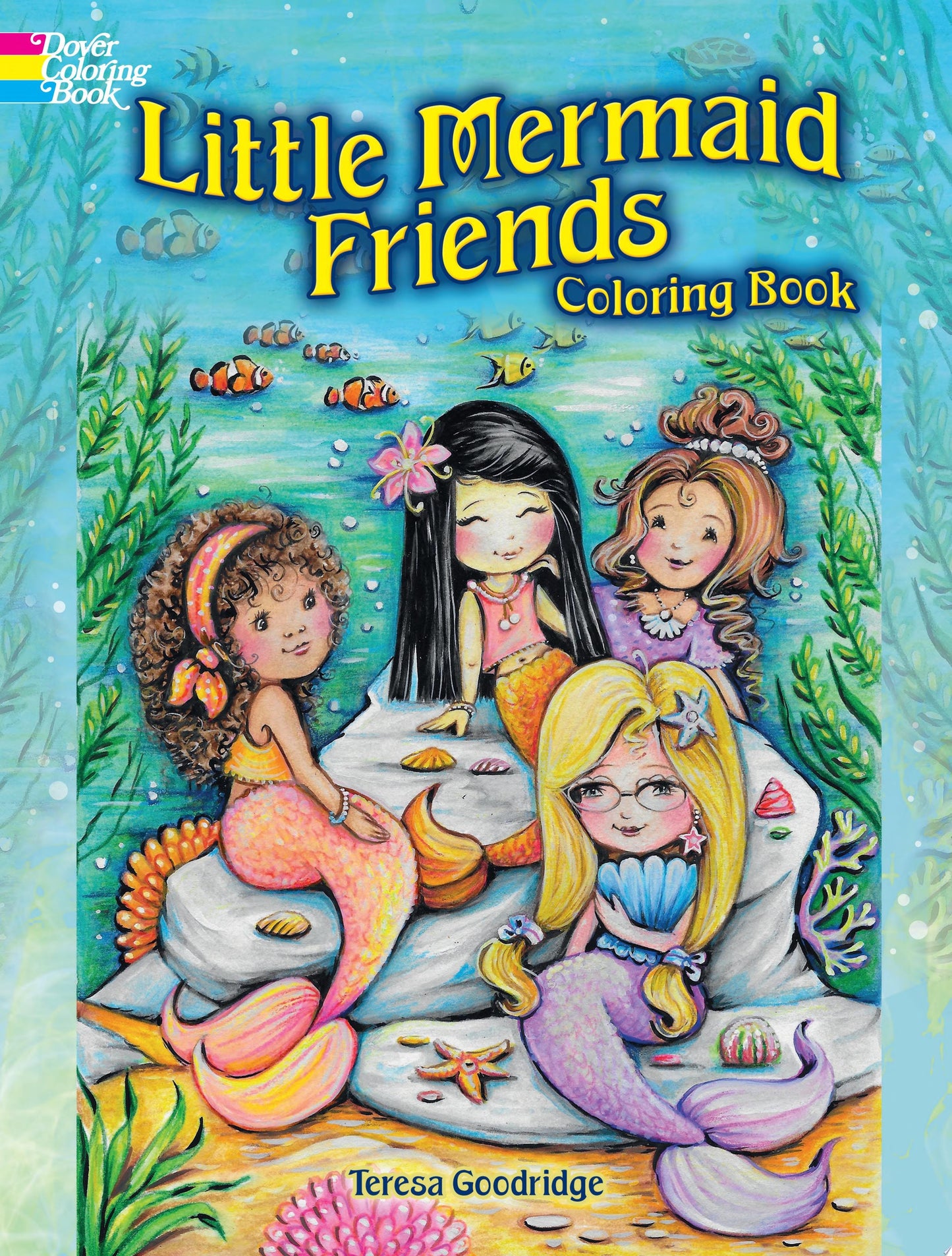 Little Mermaid Friends Colouring Bk