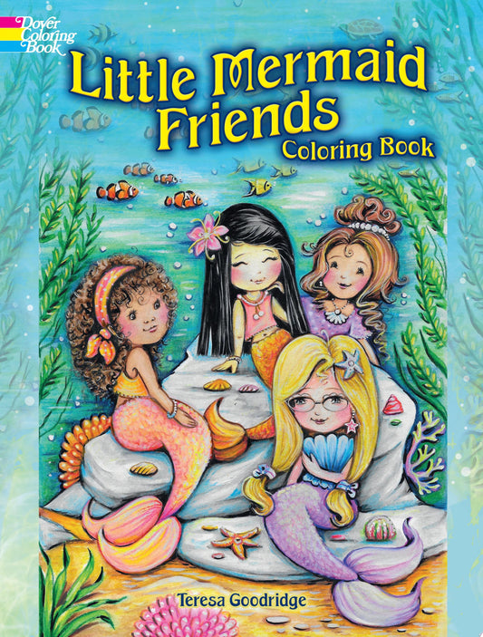 Little Mermaid Friends Colouring Bk