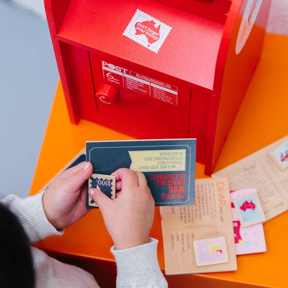 Wooden Toy - Australian Post Box