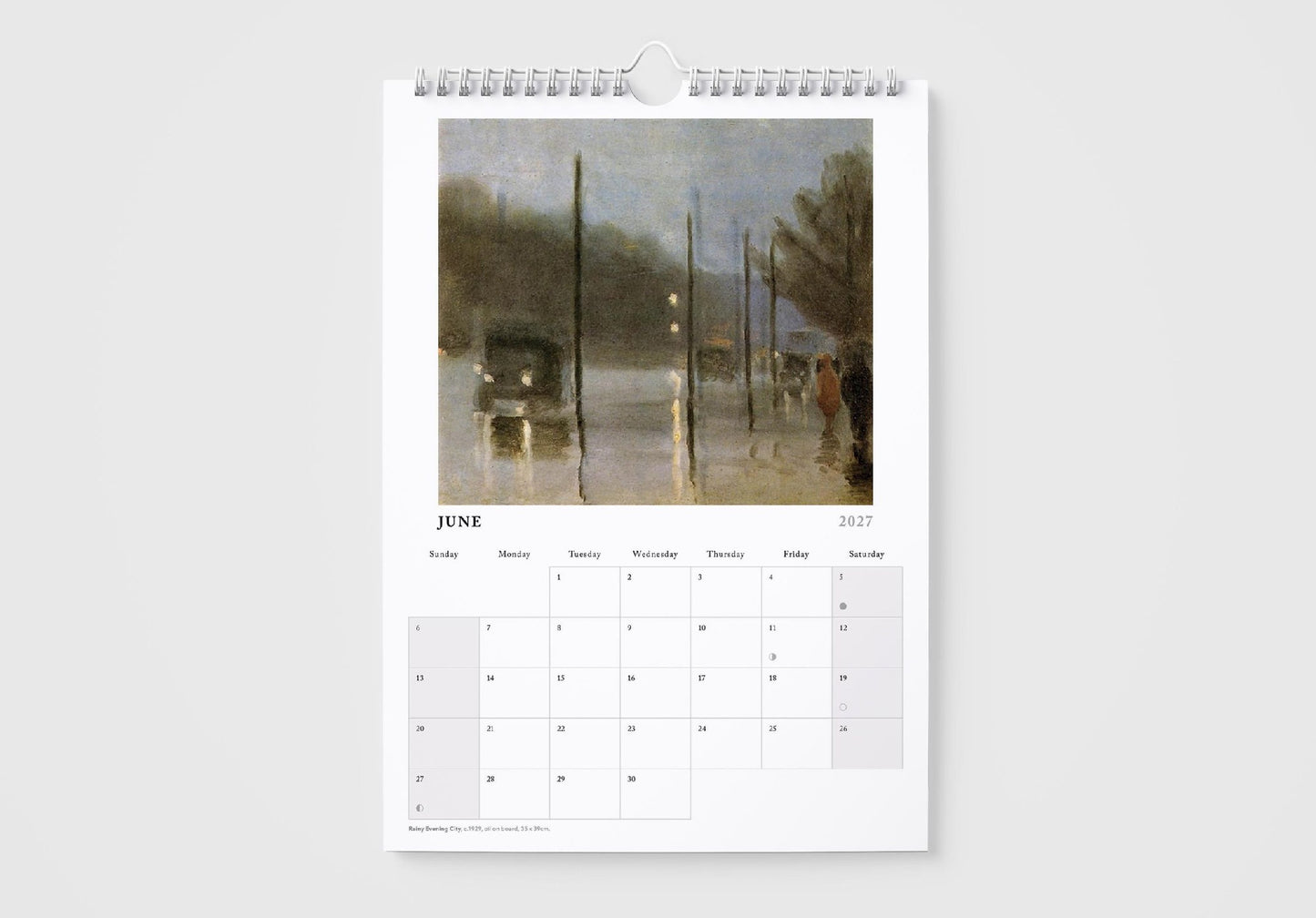 2027 Calendar Clairce Beckett