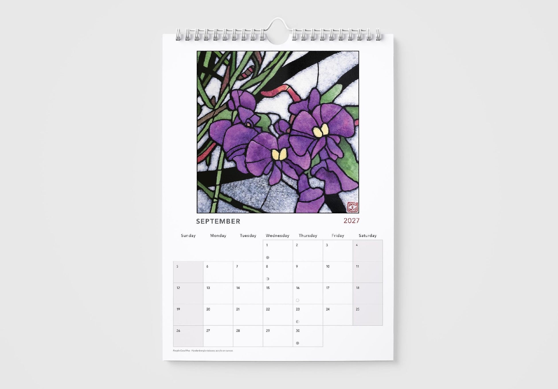 2027 Calendar Julie Hickson