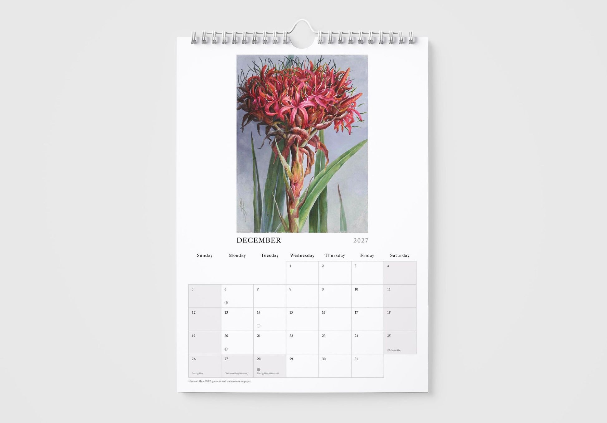 2027 Calendar Ellis Rowan